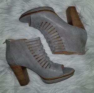 Sofft Brand Renita Grey Caged Top Bootie